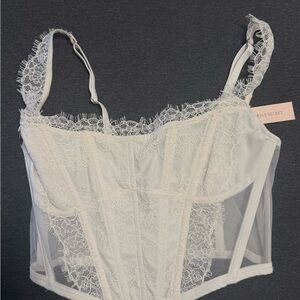 Victoria's Secret Cream Lace Corset